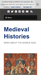 Mobile Screenshot of medievalhistories.com