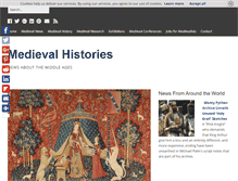 Tablet Screenshot of medievalhistories.com